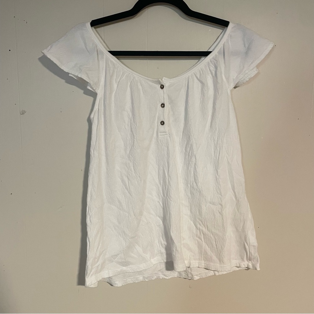 WHITE FLOUNCE TANK